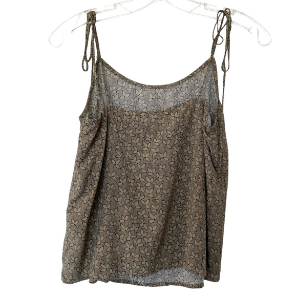 Levi's Tank Top Spaghetti Tie-Strap Sleeveless Blouse Flowy Womens Size Small - Picture 3 of 8